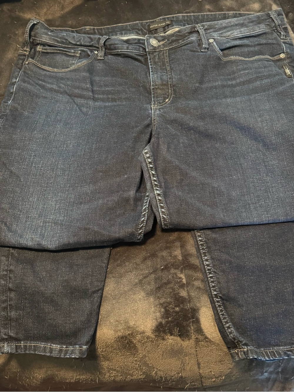 Women's Silver Elyse straight leg jeans, size 22/29